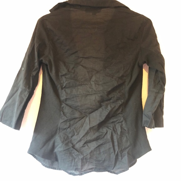 Black Button Up Shirt - Picture 4 of 4